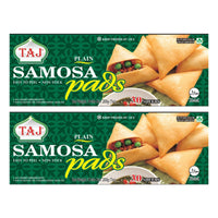 Two packs of Taj plain samosa pads, 2 x 200g